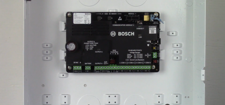 Bosch B sorozatú riasztóközpont telepítése
